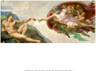 Michelangelo Buonarroti 1475-1 - 
The creation of Adam, 1512 -
Postcard - 
Q1A00232-1