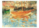 Berthe Morisot (1841-1895)  - 
The port of Nice -
Postcard - 
QA10366-1