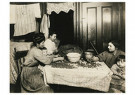 Lewis Hine(1874-1940)  - 
Tenement Home-Work, N. Y. City (Shelling Nuts) -
Postcard - 
QA16643-1
