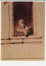 Rembrandt Van Rijn (1606/7-'69 - 
Saskia / BvB -
Postcard - 
QA2012-1