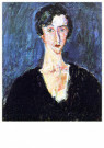 Chaim Soutine (1893-1943)  - 
Portrait of Madeleine Castaing, 1929 -
Postcard - 
QA32375-1