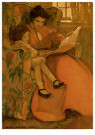 Jessie Willcox Smith 1863-1935 - 
A Rainy Day, 1908 -
Postcard - 
QA35899-1