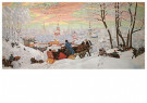 Boris Kustodiev (1878-1927)  - 
B.Kustodiev/Carnival/SRM -
Postcard - 
QA3800-1