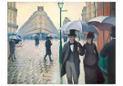 Gustave Caillebotte (1848-1894 - 
Paris street, Rainy Day / Rue de Paris, temps de pluie, 1877 -
Postcard - 
QA40171-1