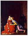 Jean-A.-D.  Ingres (1780-1867) - 
Paolo and Francesca, 1819 -
Postcard - 
QA73472-1