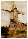 Piet Mondrian (1872-1944)  - 
Post mill in Heeswijk, 1904 -
Postcard - 
QA96440-1