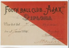  - 
Ajax Musuem/Diploma uit 1894 -
Postcard - 
QC7307-1