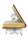 Cintascotch (J. P. Estrella)  - 
A writer is like a pianist -
Postcard - 
QCINTA059-1