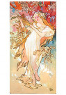 Alphons Maria Mucha (1860-1939 - 
The four seasons, Spring, 1896 -
Postcard - 
RPCA63315-1